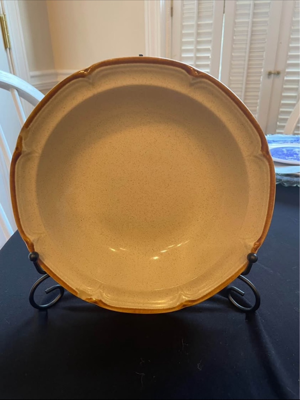 Vintage Hearthside Stoneware “Baroque” Bowl